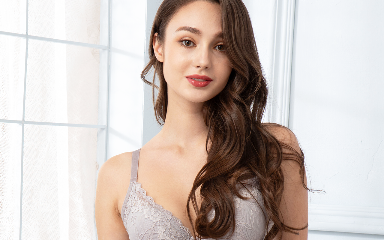 showcasing the beauty of our lace bra